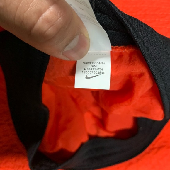 Nike x Stussy Bucket Hat Habanero Red Adult Unisex Size S/M - Picture 6 of 6